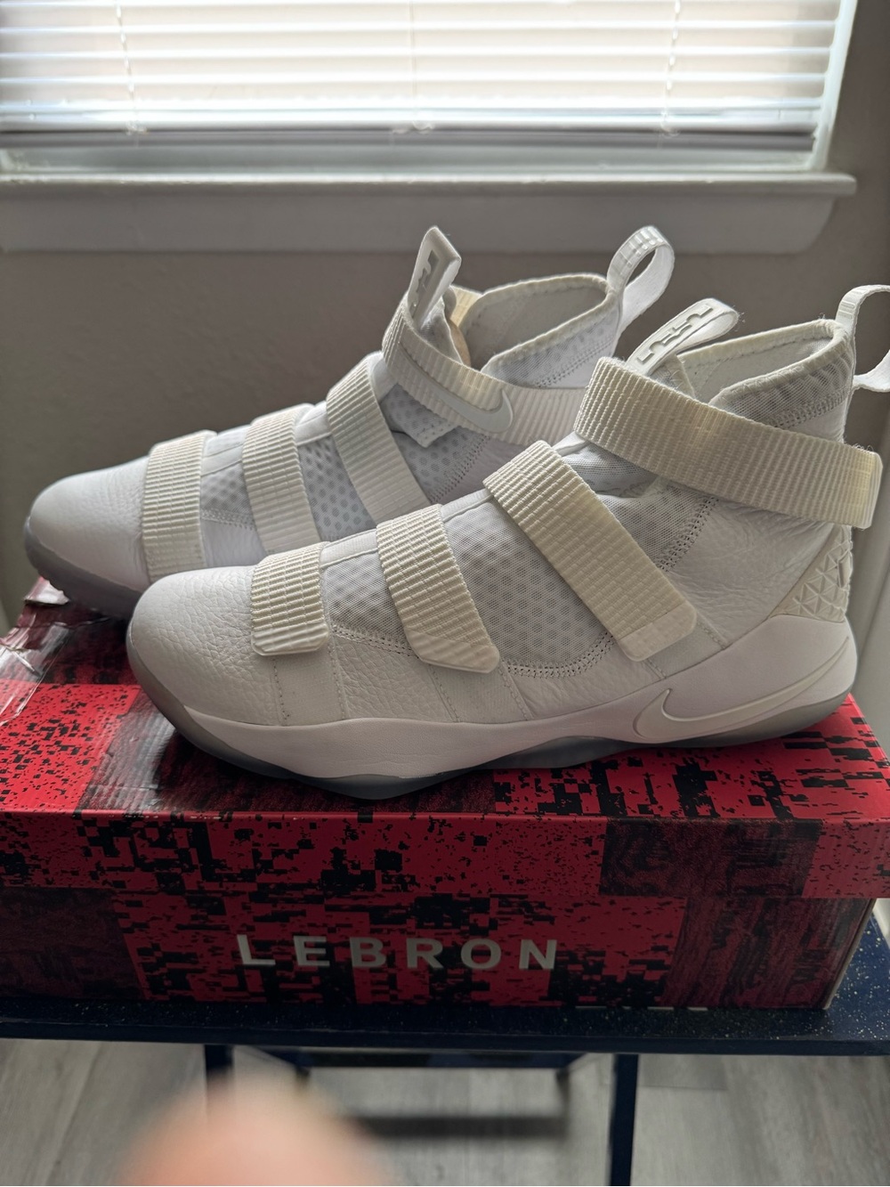 Nike men White Strap Sneakers